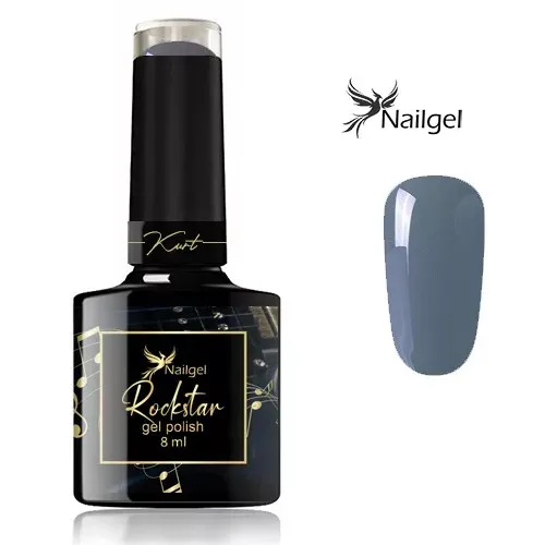 Nailgel Rockstar 10 - Kurt gél lakk 8ml