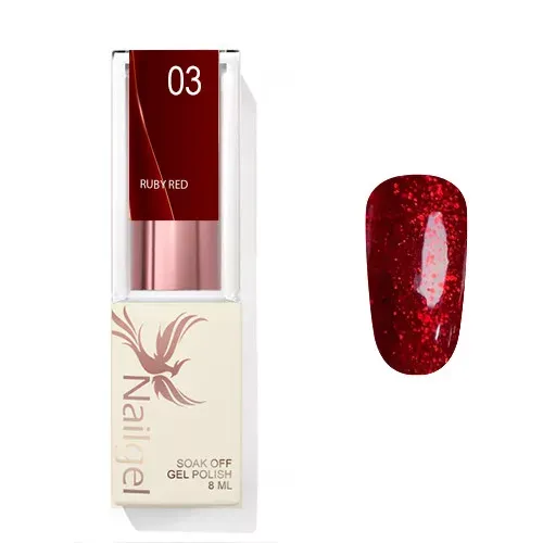 Nailgel Ruby Red 03 gél lakk 8ml