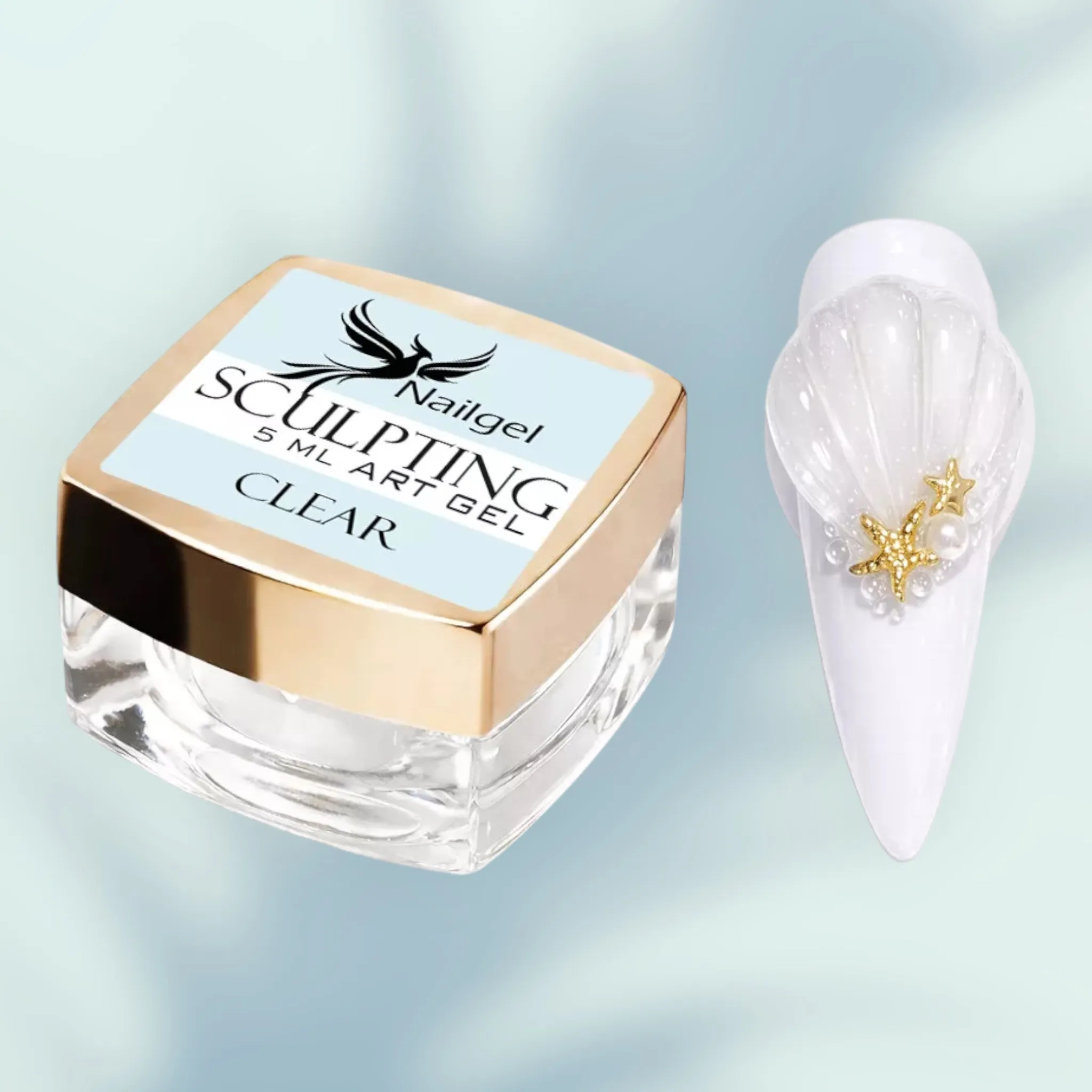 Nailgel Sculpting gyurmazselé 5ml Clear