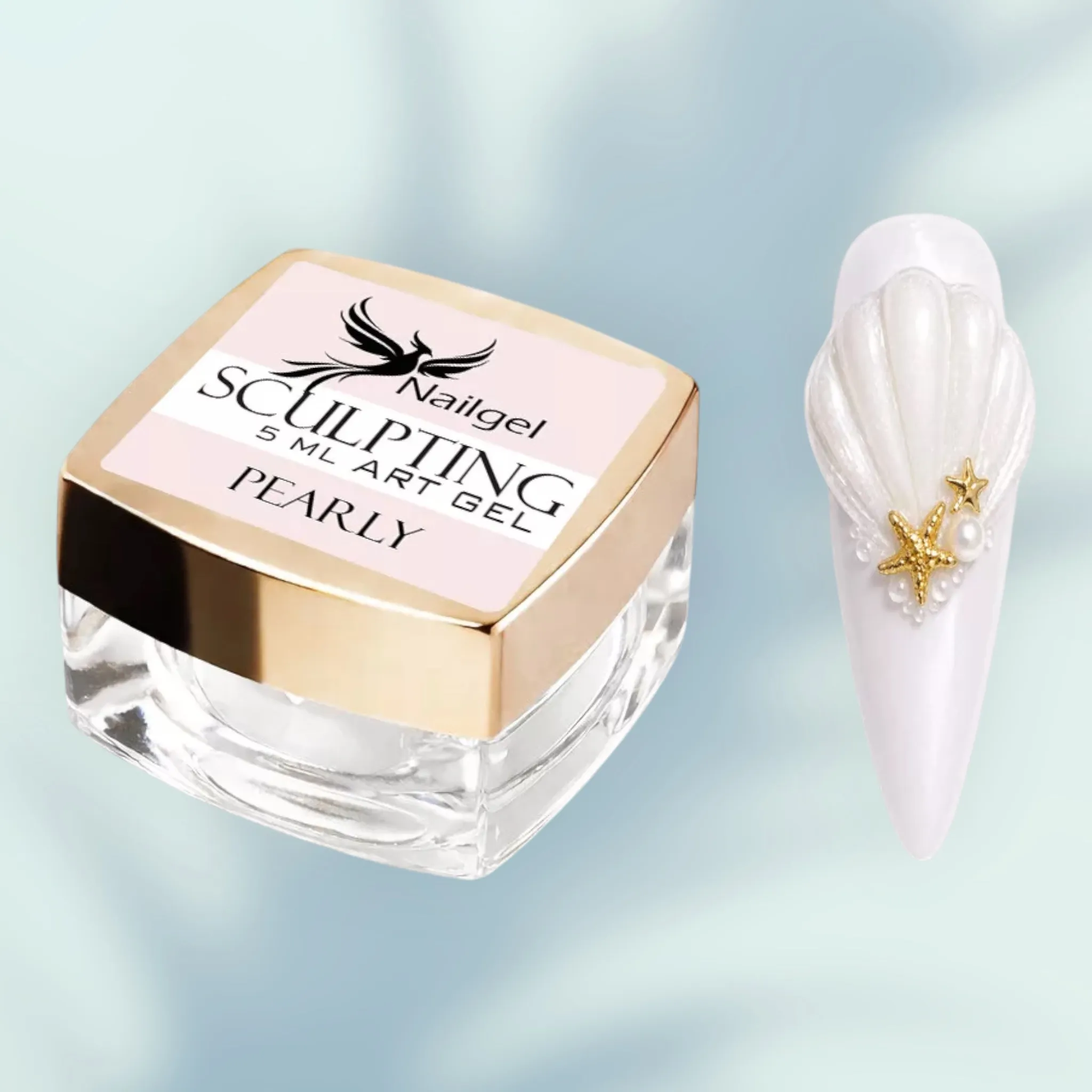 Nailgel Sculpting gyurmazselé 5ml Pearly