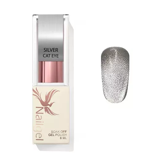 Nailgel Silk CatEye gél lakk 8ml Silver