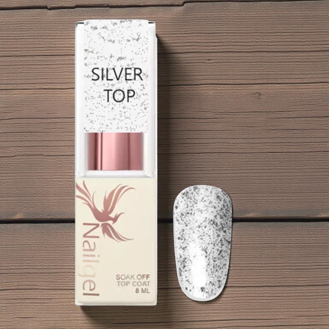 Nailgel Silver Top Coat Fényzselé 8ml