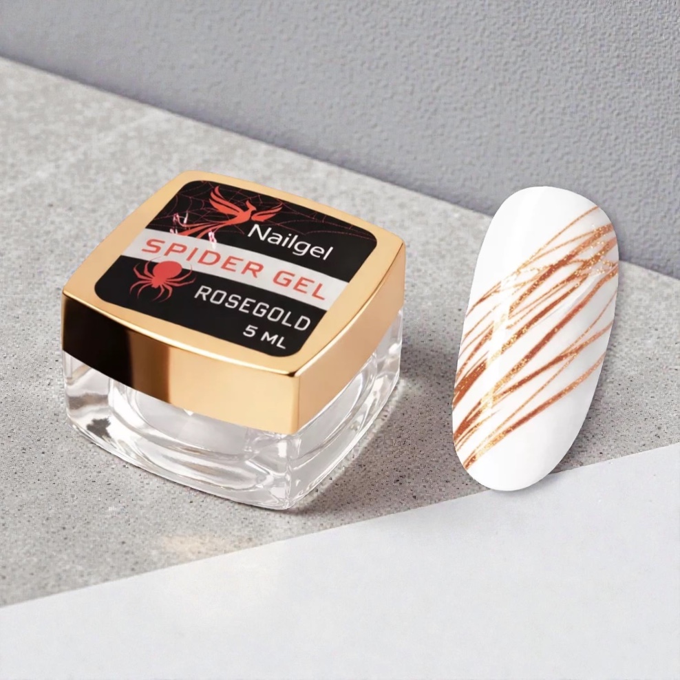 Nailgel Spider gel 5ml - Rosegold