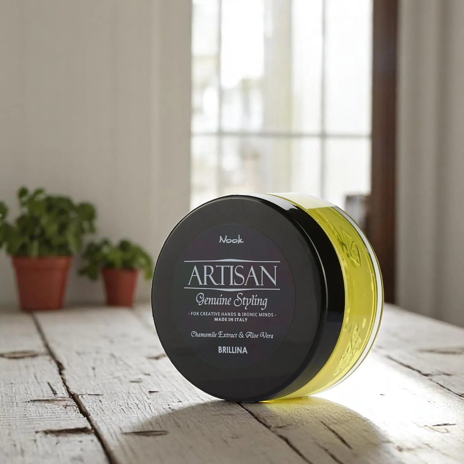 Nook Artisan Brillina fényesítő hajwax 100ml