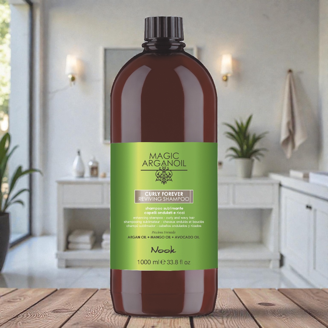 Nook Curly Forever sampon hullámos és göndör hajra 1000ml