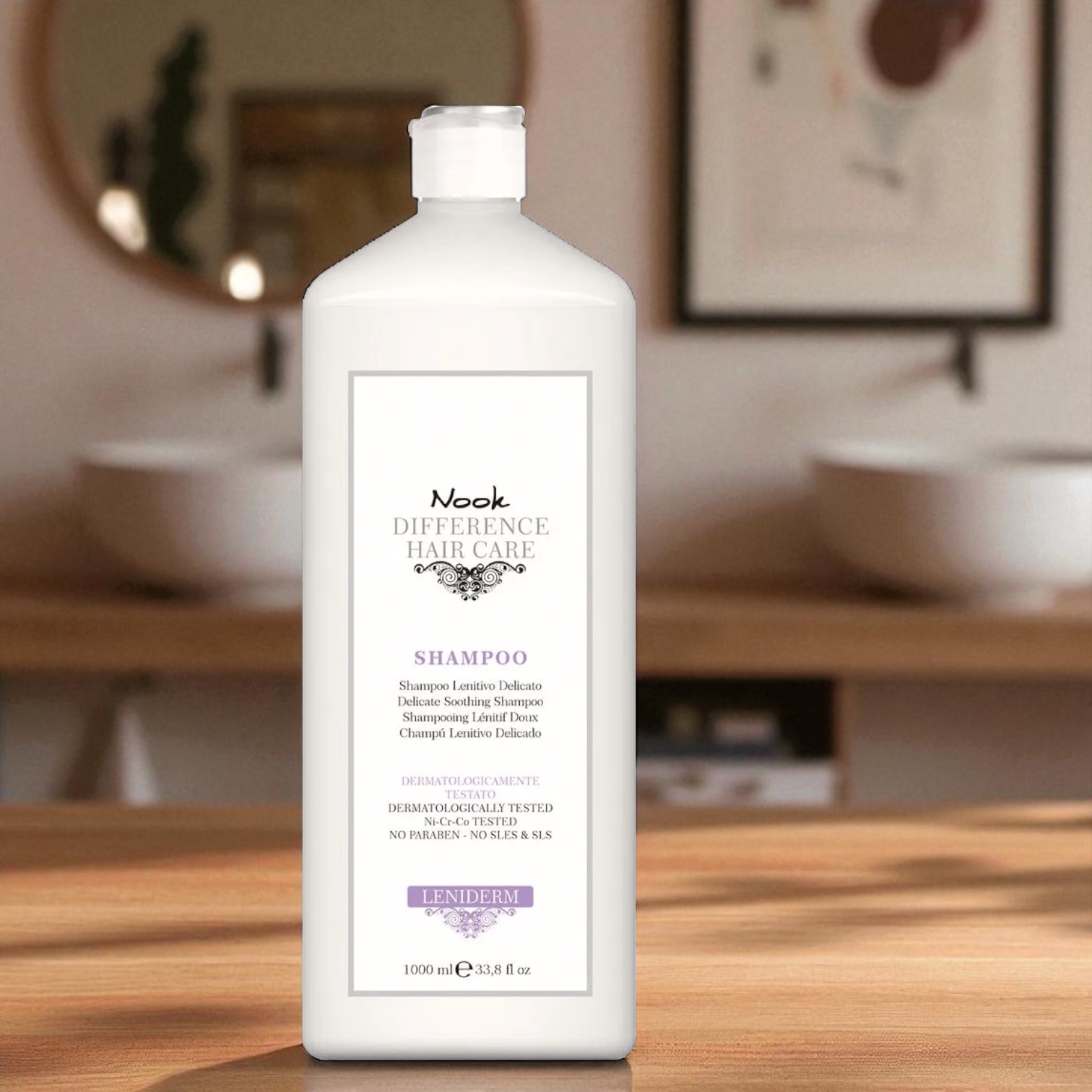 Nook Leniderm sampon érzékeny és irritált fejbőrre 1000ml Nook Leniderm sampon érzékeny és irritált fejbőrre 1000ml
