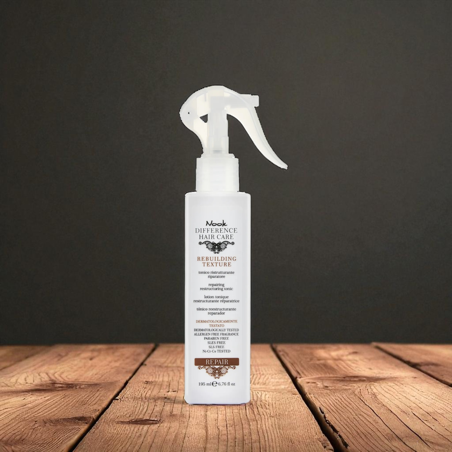 Nook Repair Hajszerkezet újjáépítő tonik 195ml Nook Repair Hajszerkezet újjáépítő tonik 195ml