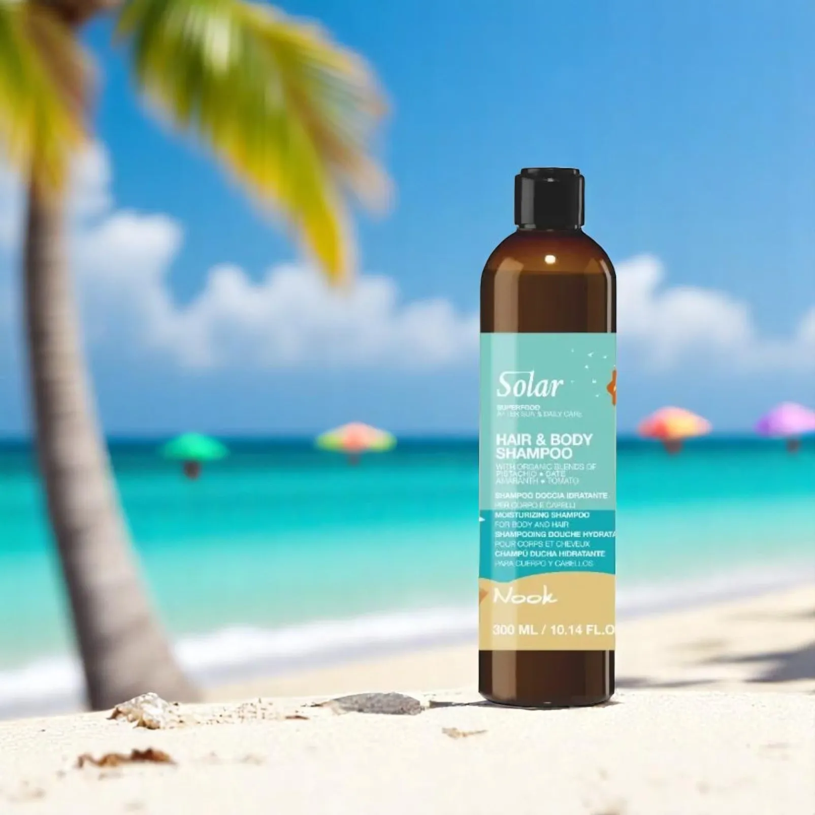 Nook Solar Superfood 2in1 Hidratáló tusfürdő és sampon 300 ml