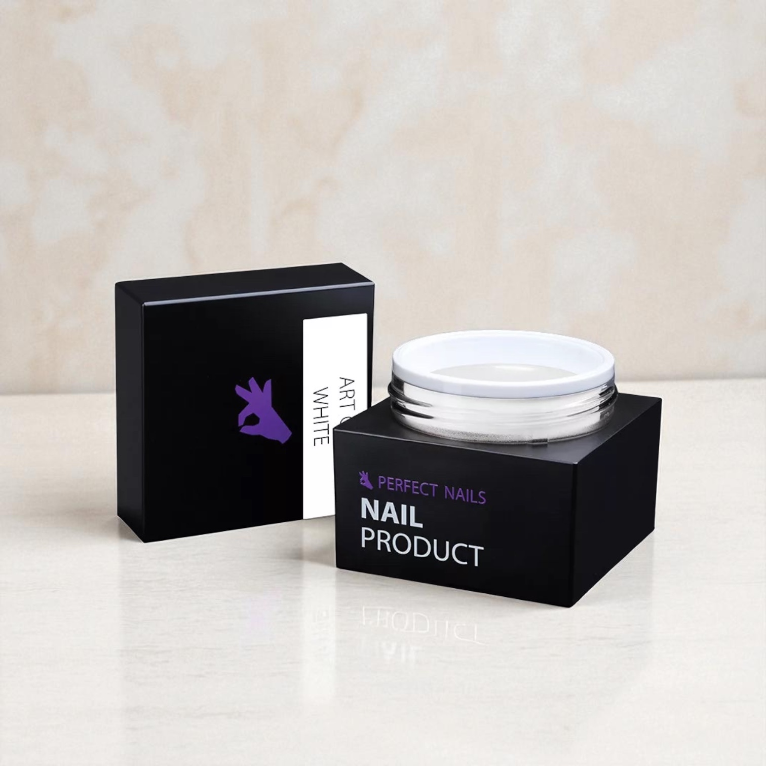 Perfect Nails Art Gel Díszítő Zselé 5g - Fehér