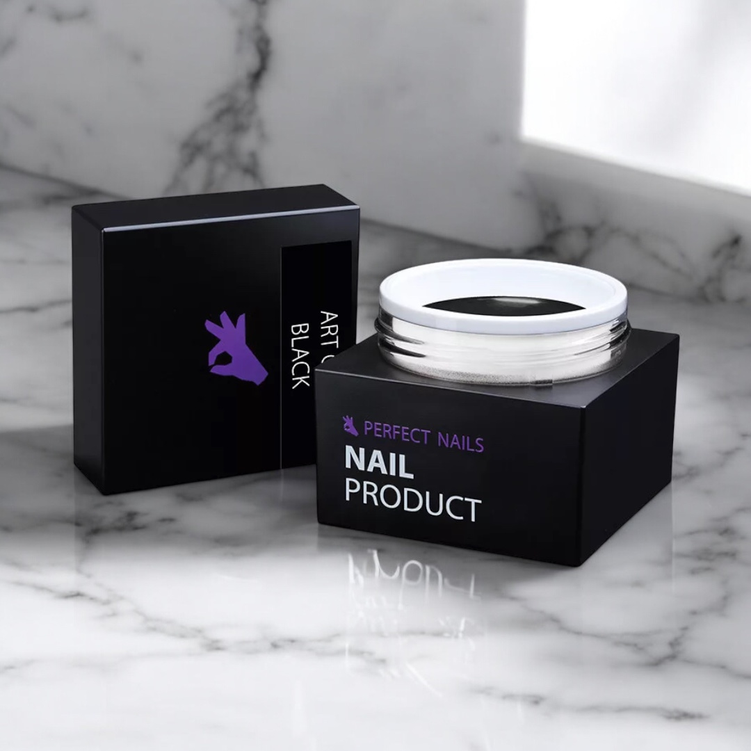 Perfect Nails Art Gel Díszítő Zselé 5g - Fekete