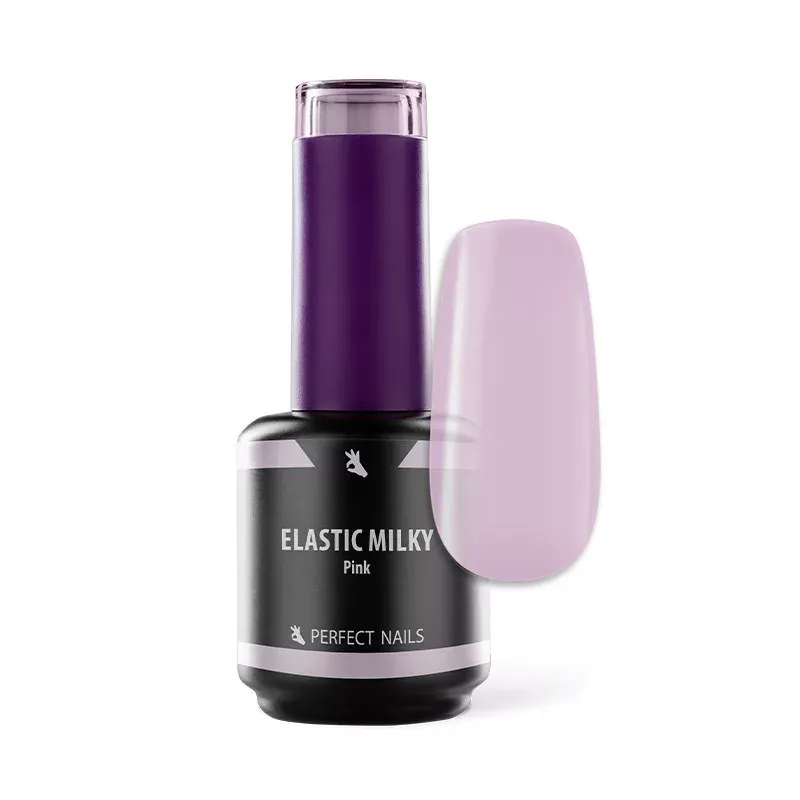 Perfect Nails Elastic Cover - Rubber Base Gel Zselé 15ml - Milky Pink