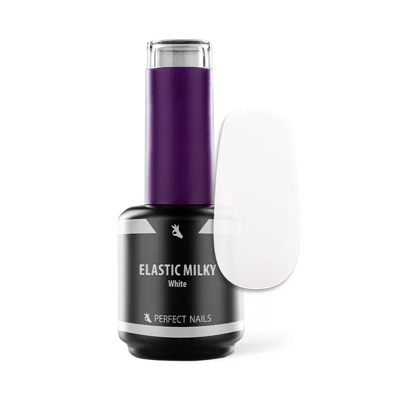 Perfect Nails Elastic Cover - Rubber Base Gel Zselé 15ml - Milky White