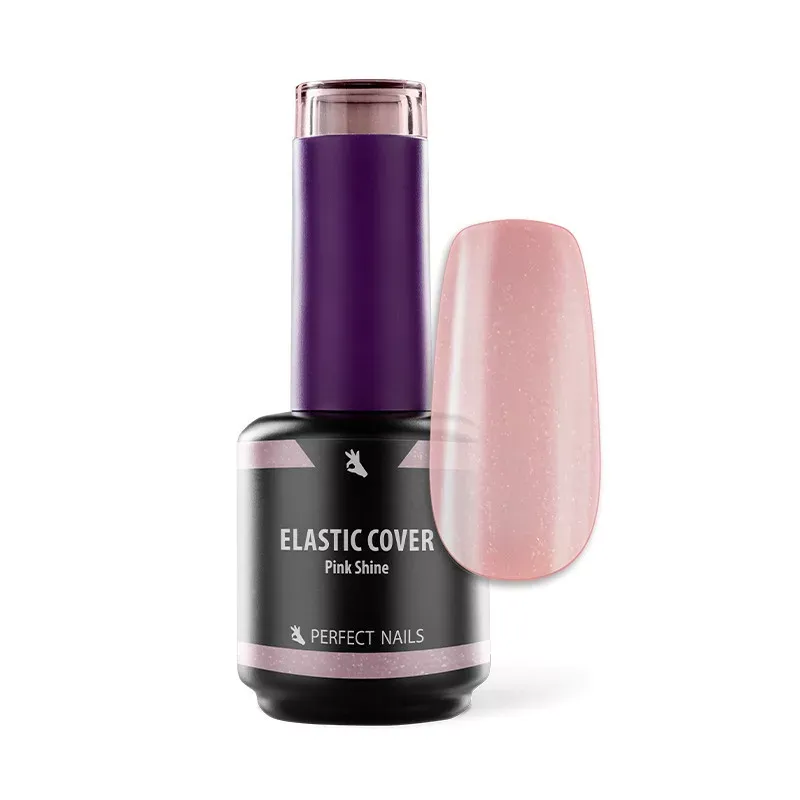 Perfect Nails Elastic Cover - Rubber Base Gel Zselé 15ml - Pink Shine