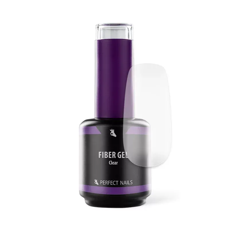 Perfect Nails Fiber Vitamin Base Gel - Üvegszálas Alapzselé 15ml - Clear