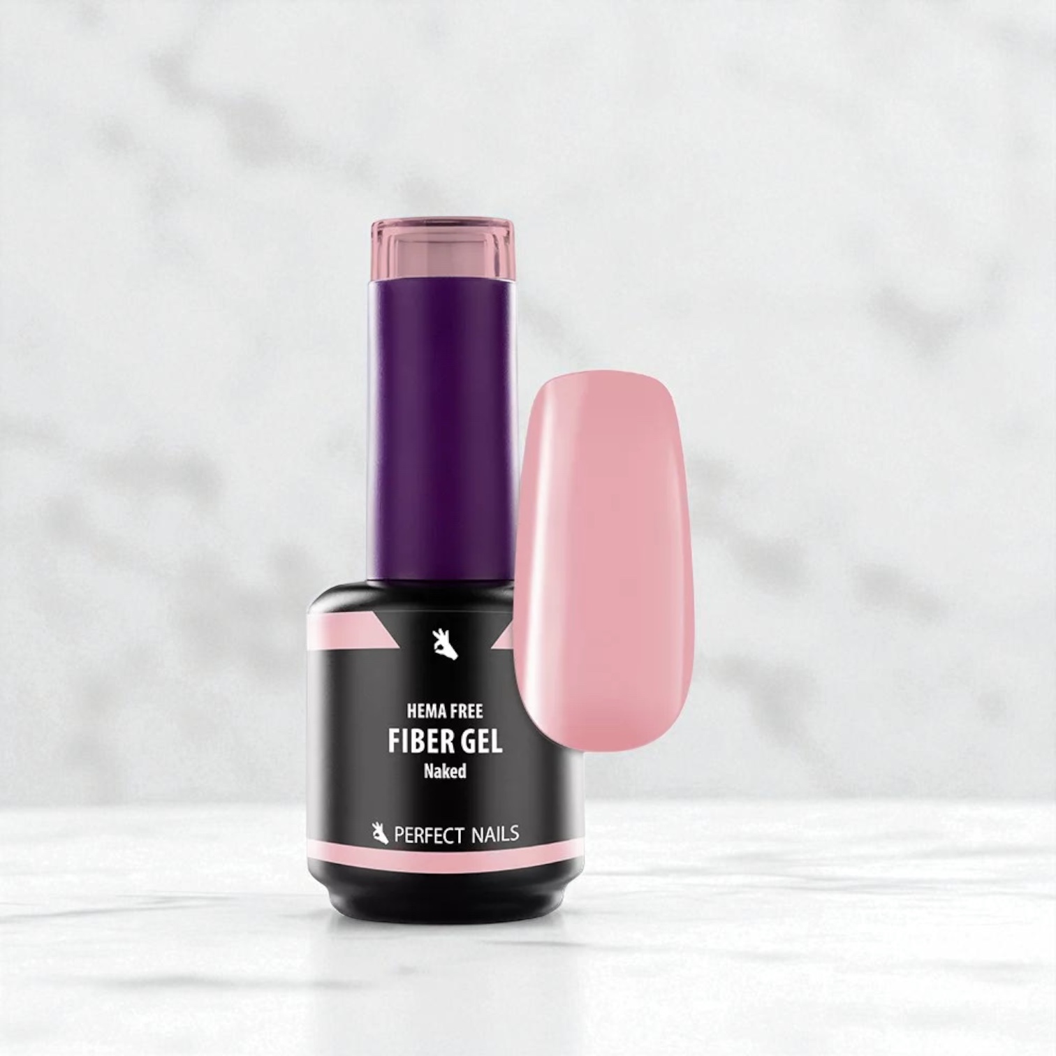 Perfect Nails Fiber Vitamin Base Gel Hema Free gél lakk alap 15ml - Naked