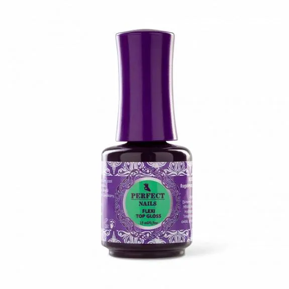 Perfect Nails Flexi Top Coat Gloss - Fényzselé 15ml