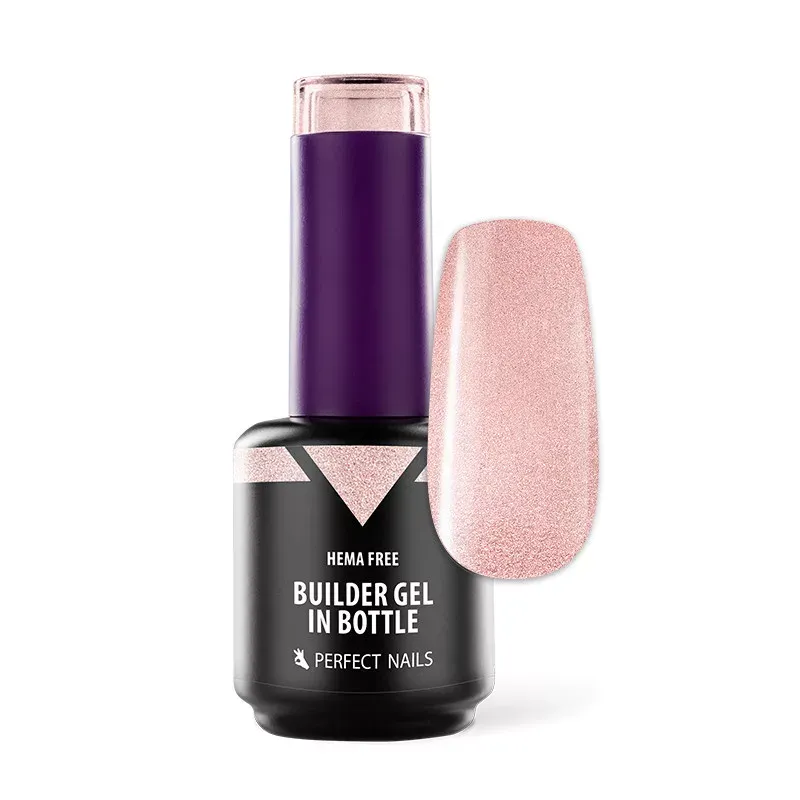 Perfect Nails Hema Free építőzselé 15ml Sparkling Rose