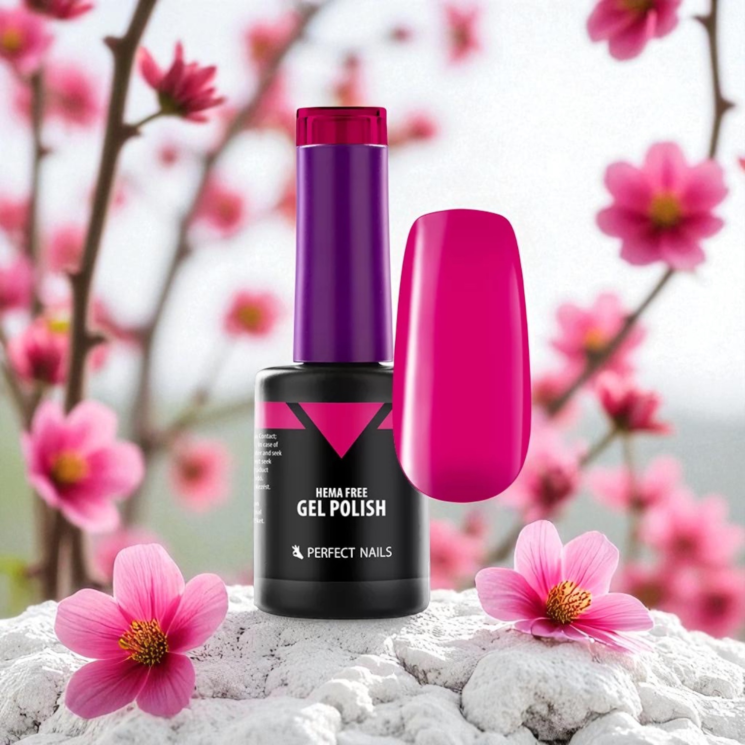 Perfect Nails Hema Free gél lakk 8ml HF018 - Magenta