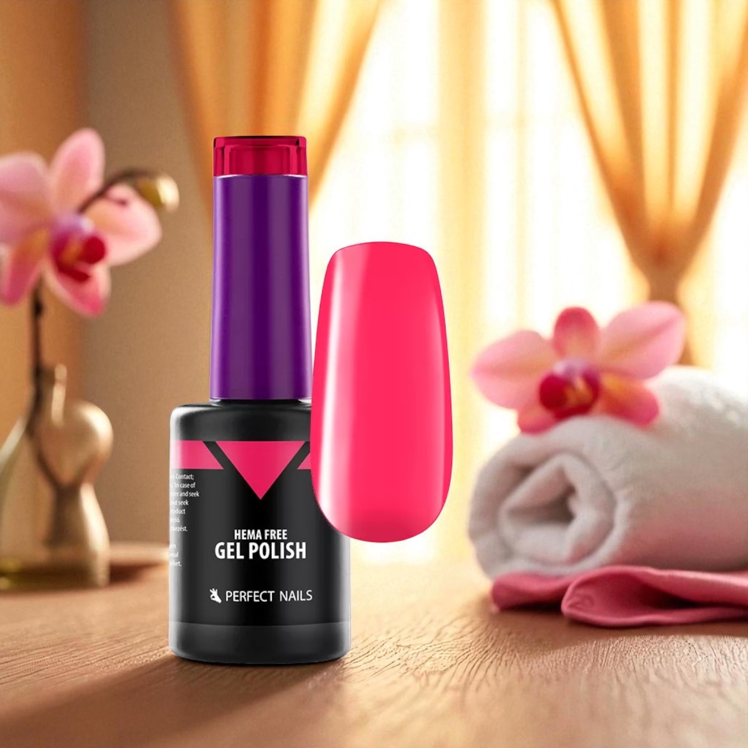 Perfect Nails Hema Free gél lakk 8ml HF020 - Hot Pink