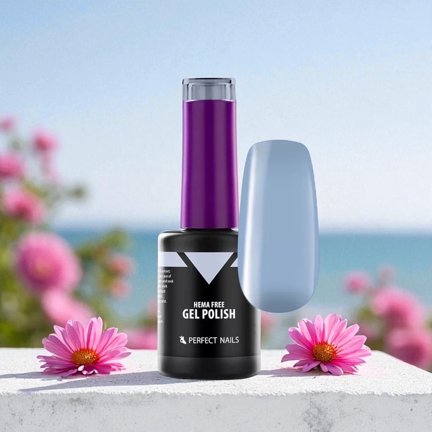 Perfect Nails Hema Free gél lakk 8ml HF025 - Light Blue