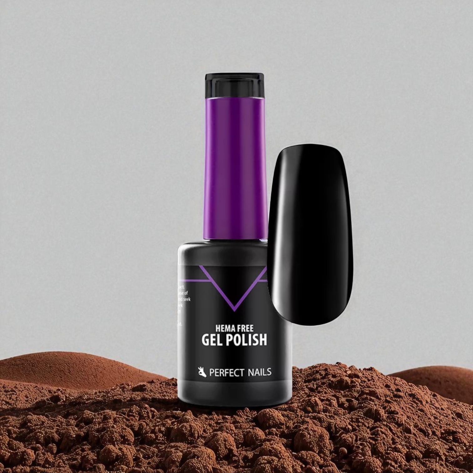 Perfect Nails Hema Free gél lakk 8ml HF048 - Black