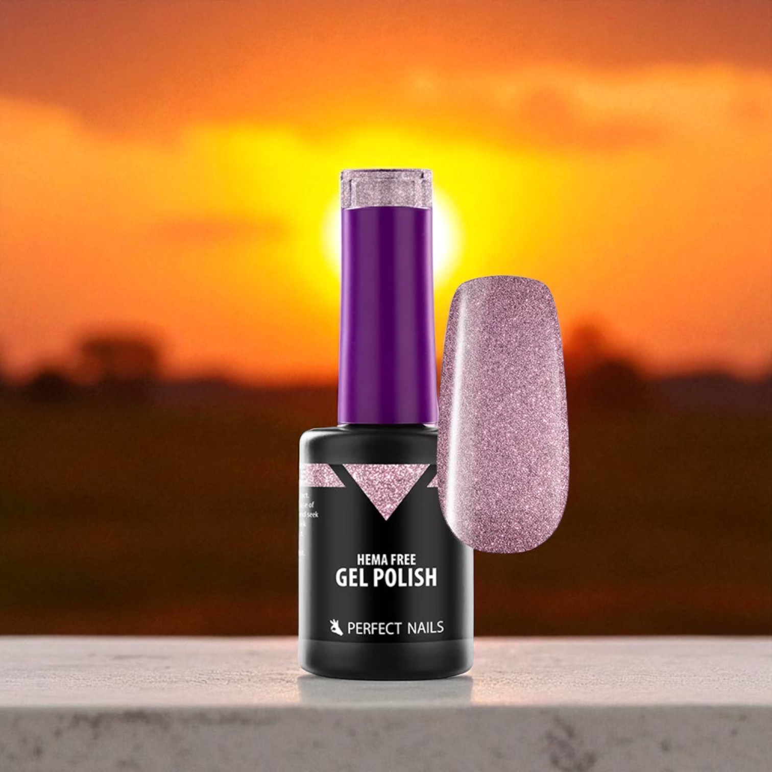 Perfect Nails Hema Free gél lakk 8ml HF056 - Flash Dark Nude