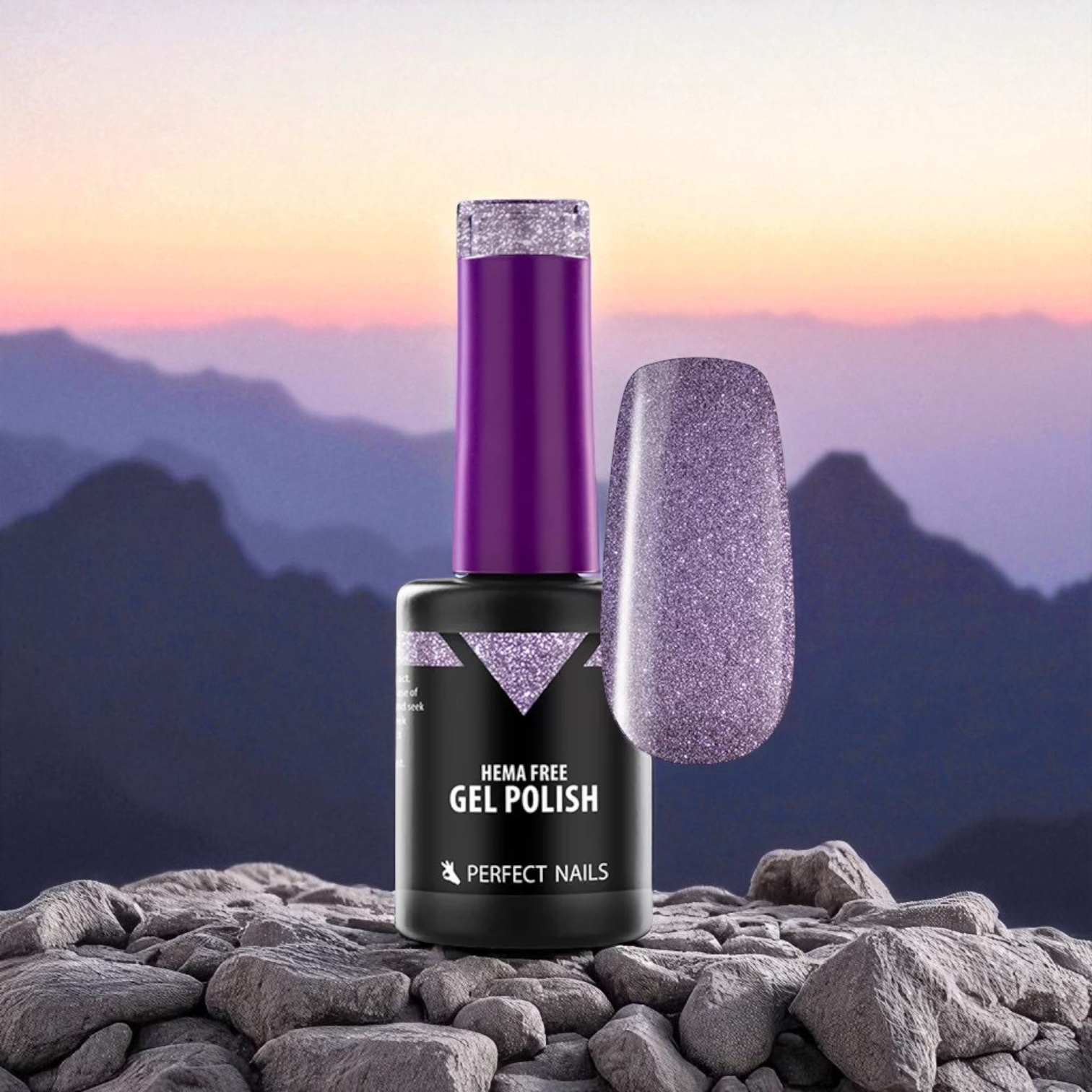 Perfect Nails Hema Free gél lakk 8ml HF058 - Flash Lilac