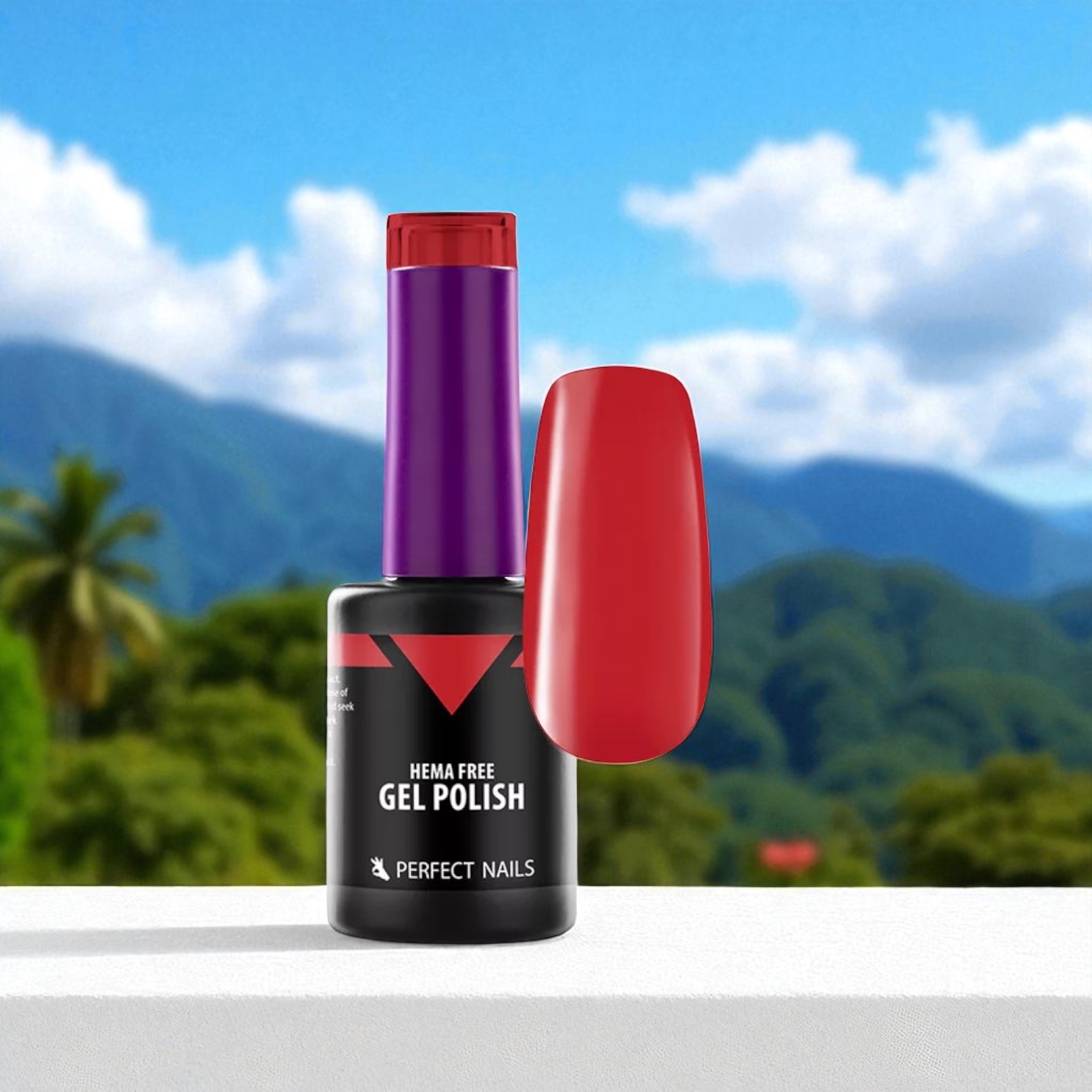 Perfect Nails Hema Free gél lakk 8ml HF063 - Apple Red