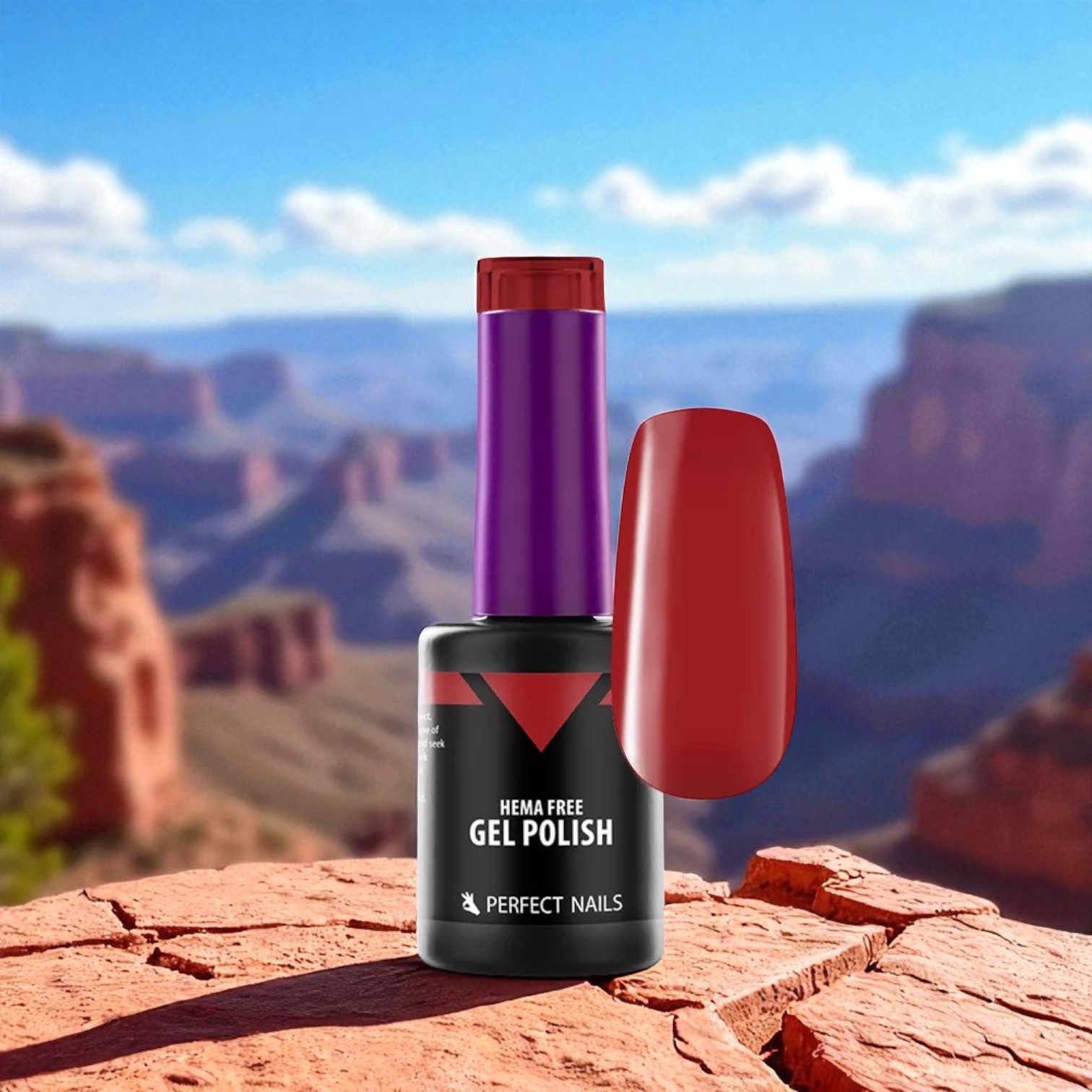 Perfect Nails Hema Free gél lakk 8ml HF064 - Cherry Red