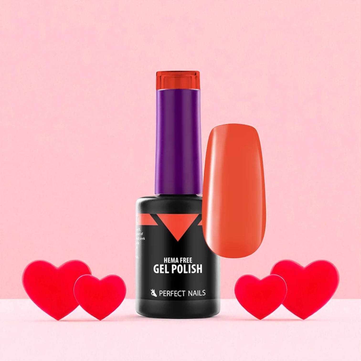 Perfect Nails Hema Free gél lakk 8ml HF067 - Neon Grapefruit