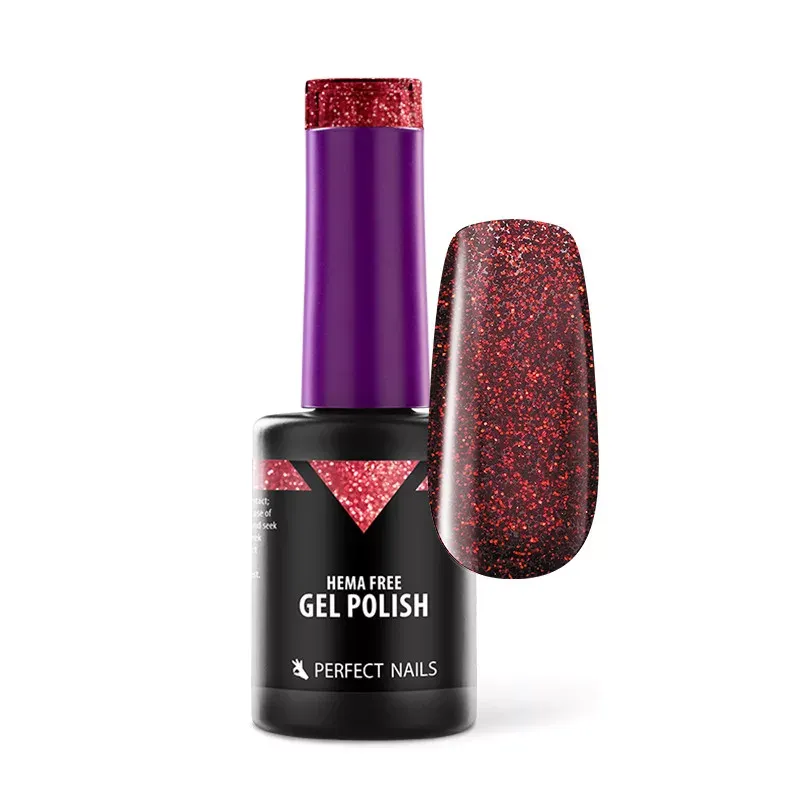 Perfect Nails Hema Free gél lakk 8ml Shiny Red