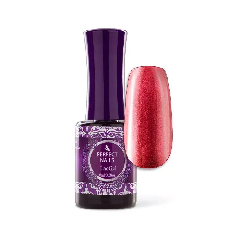 Perfect Nails LacGel #131 Gél lakk 8ml - Metal Merlot