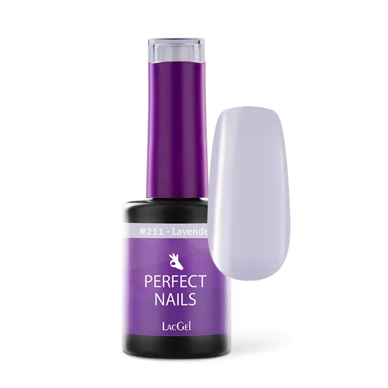 Perfect Nails LacGel #211 Gél lakk 8ml - Lavender