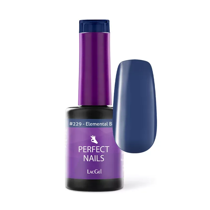 Perfect Nails LacGel #229 Gél lakk 8ml - Elemental Blue