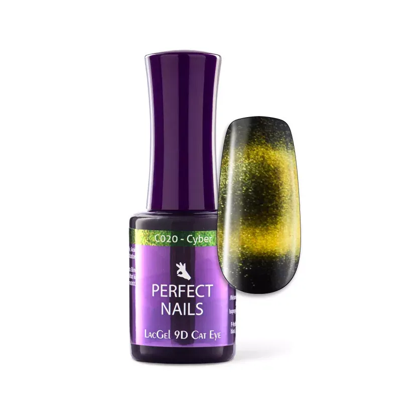 Perfect Nails LacGel Cat Eye C020 Gél lakk 8ml - Cyber