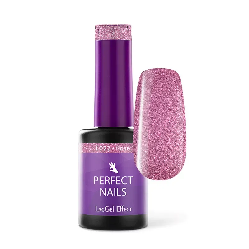 Perfect Nails LacGel Effect E022 Gél lakk 8ml - Rose