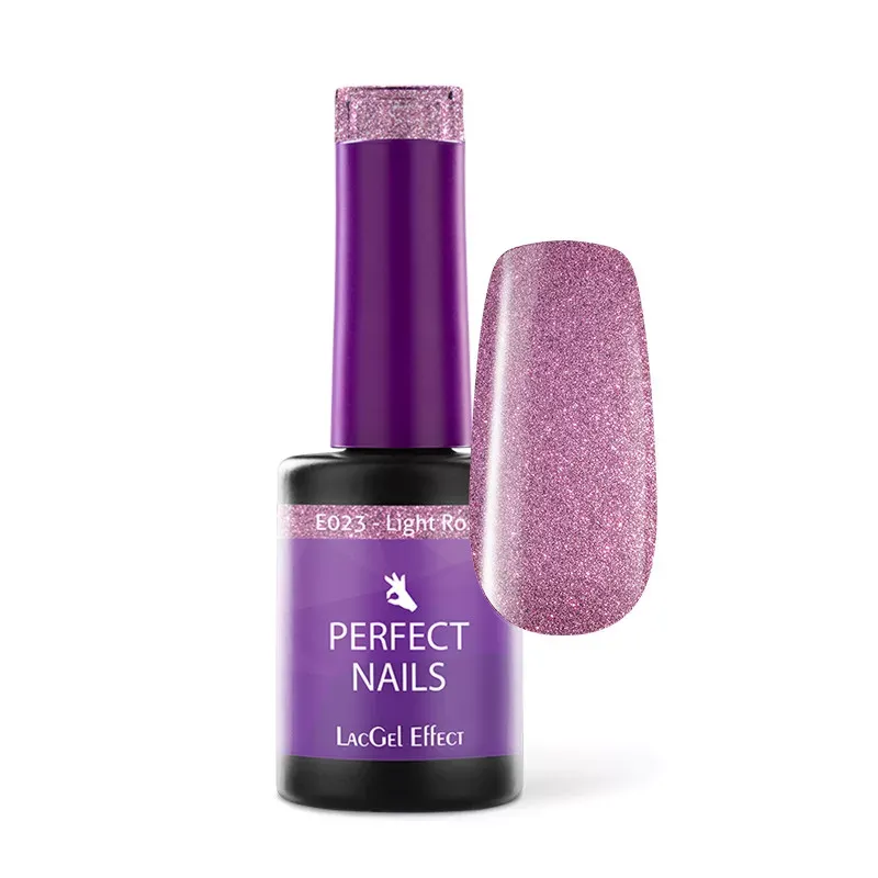 Perfect Nails LacGel Effect E023 Gél lakk 8ml - Light Rose