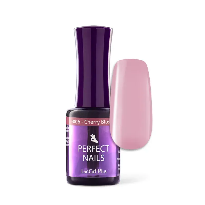 Perfect Nails LacGel Plus +006 Gél lakk 8ml - Cherry Blossom
