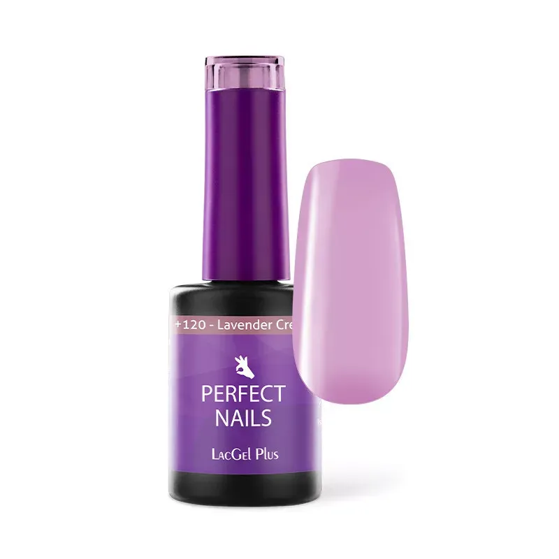 Perfect Nails LacGel Plus +120 Gél lakk 8ml - Levander Cream