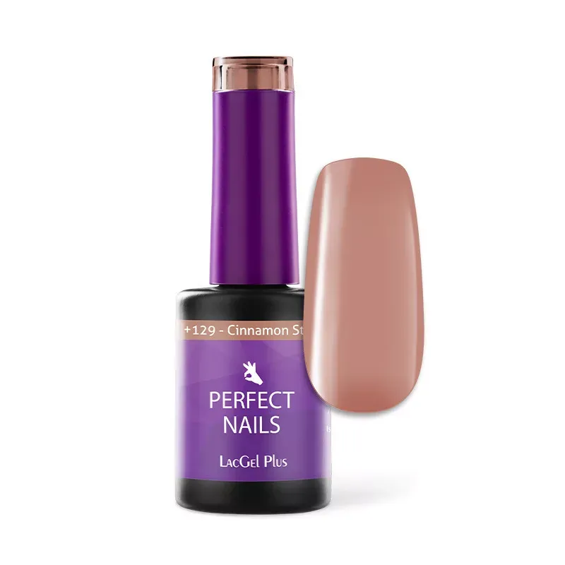 Perfect Nails LacGel Plus +129 Gél lakk 8ml - Cinnamon Stick