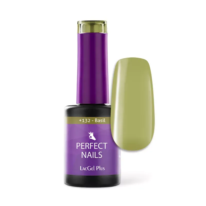 Perfect Nails LacGel Plus +132 Gél lakk 8ml - Basil
