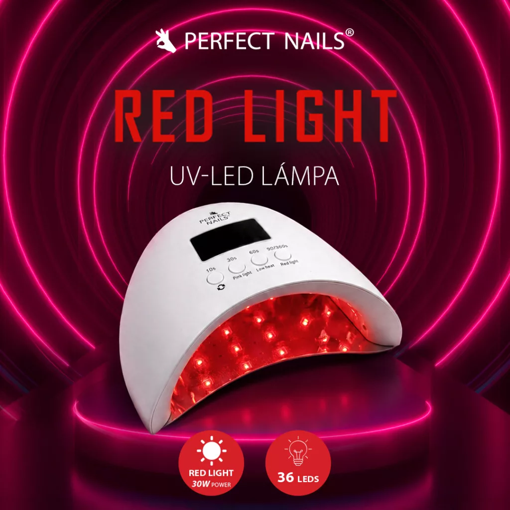 Perfect Nails Műkörmös UV/LED Lámpa - Red Light