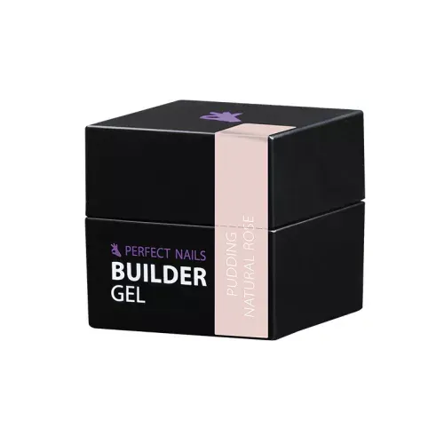 Perfect Nails Natural Rose Pudding Cover Gel - Építő Zselé 15g