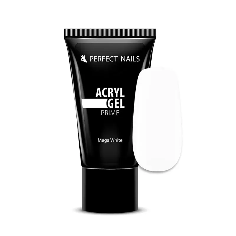 Perfect Nails PolyAcryl Gel Prime - Tubusos Polygel - Mega White 30g