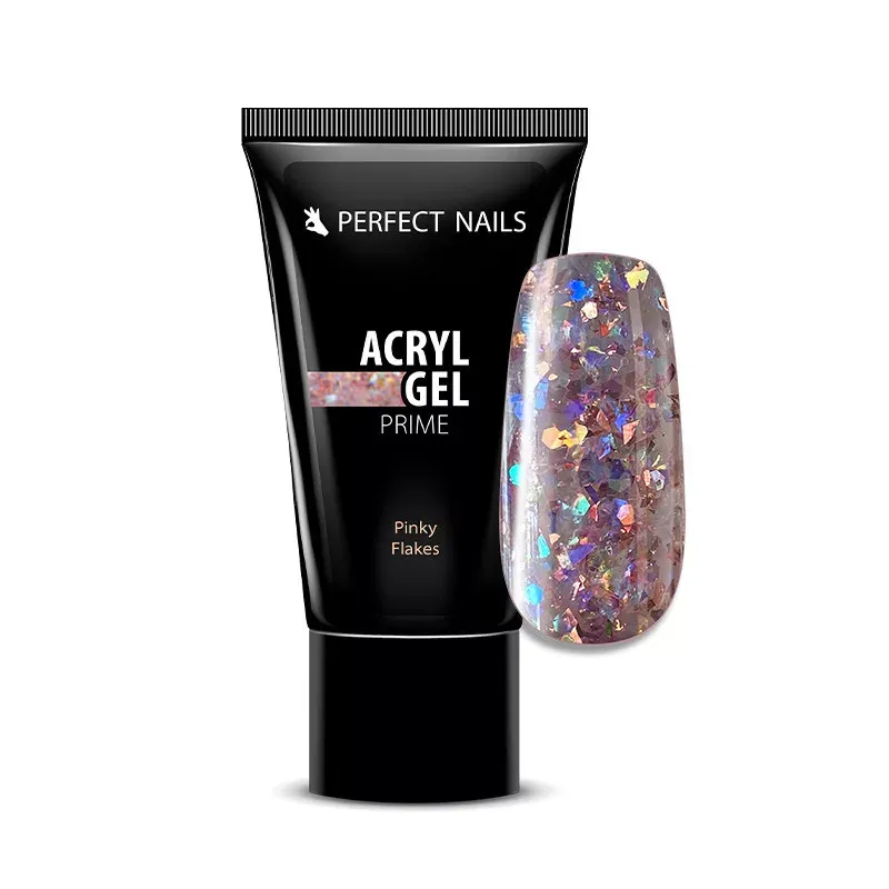 Perfect Nails PolyAcryl Gel Prime - Tubusos Polygel - Pinky Flakes 15g
