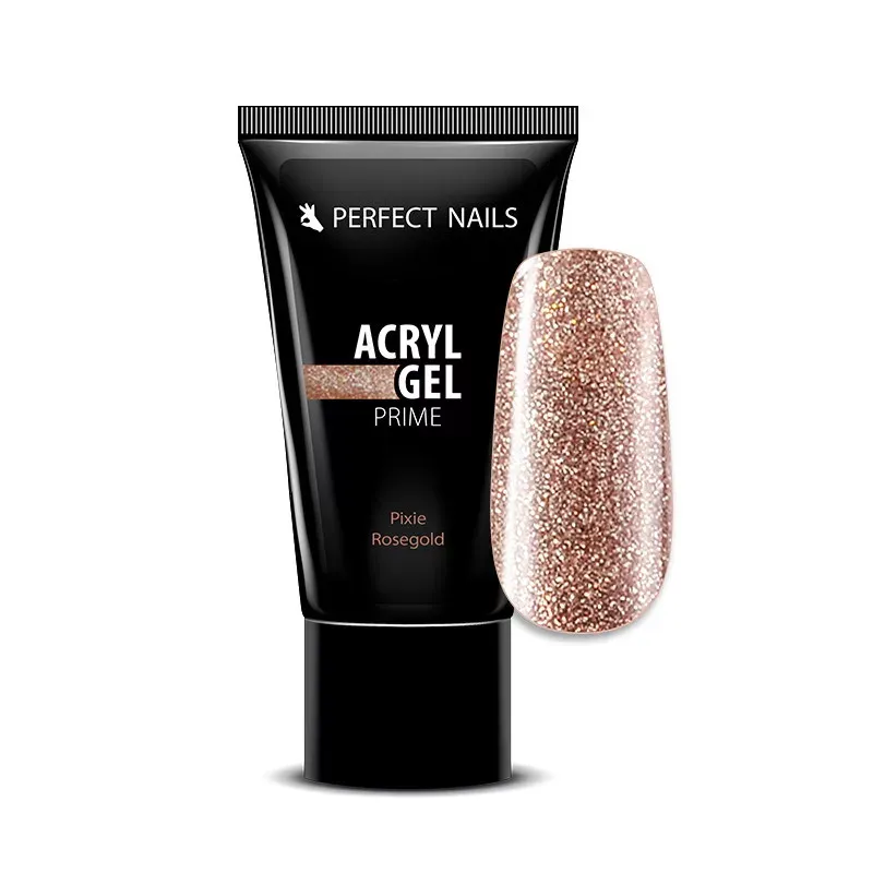 Perfect Nails PolyAcryl Gel Prime - Tubusos Polygel - Shimmer Gold 15g