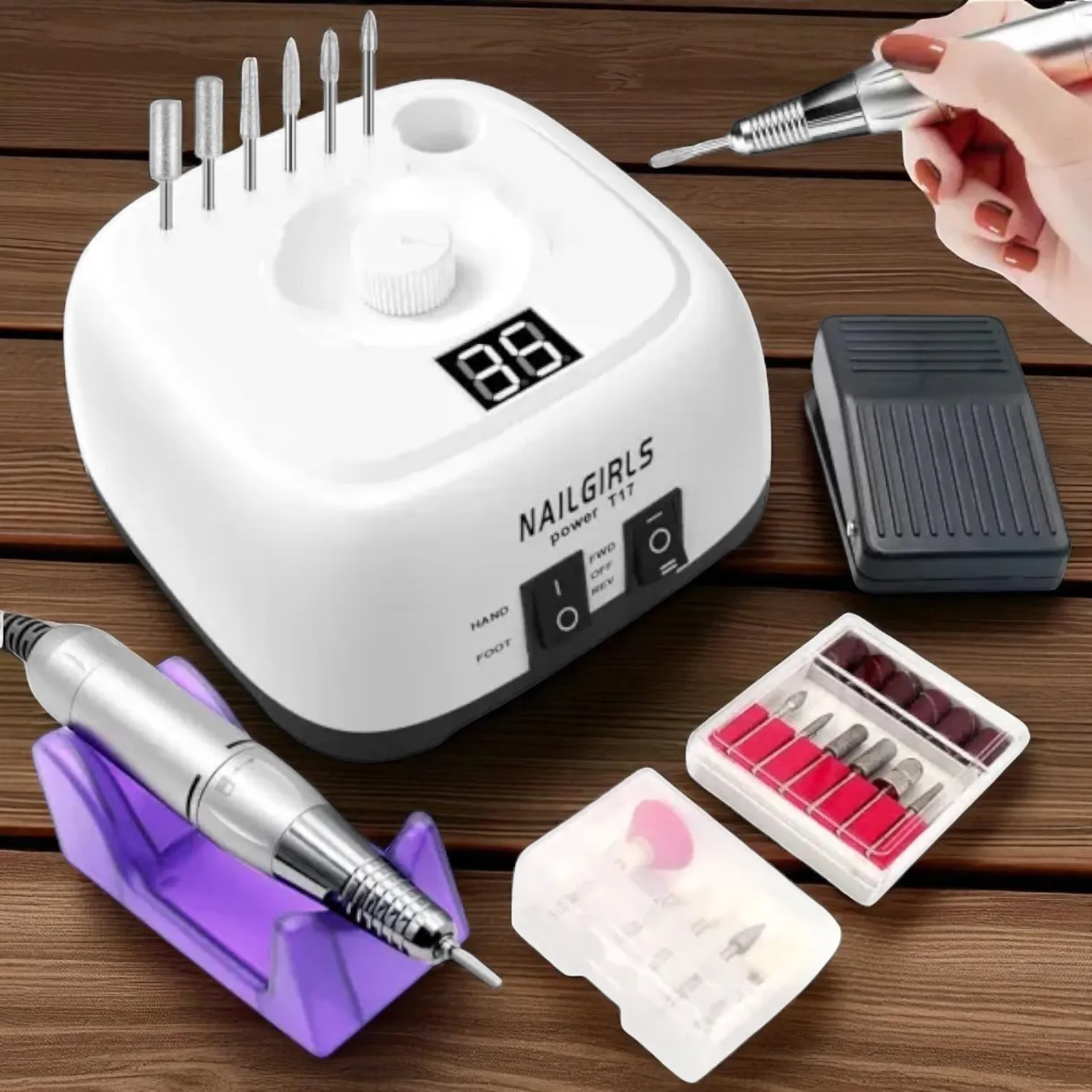 Profinails csiszológép 20W Power T17