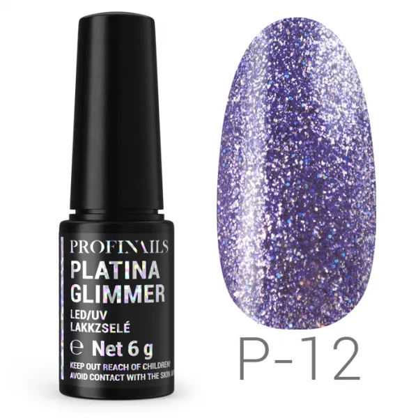 Profinails Platina Glimmer lakkzselé 6gr P-12