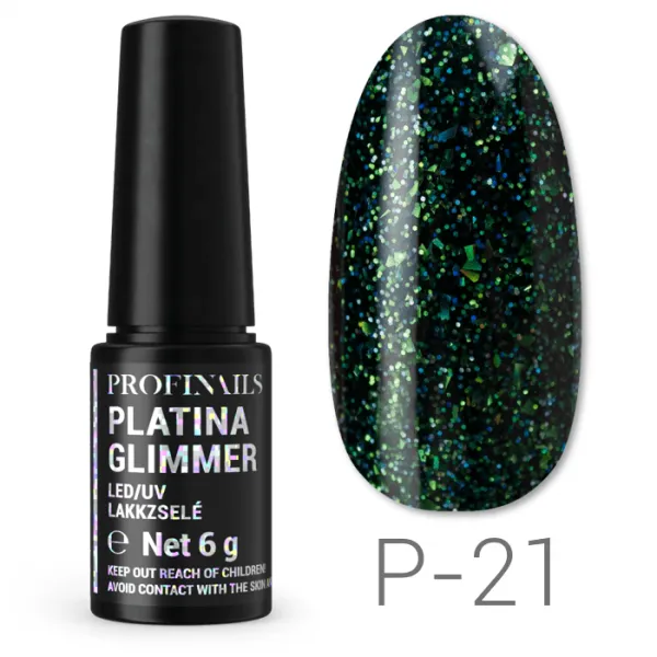 Profinails Platina Glimmer lakkzselé 6gr P-21