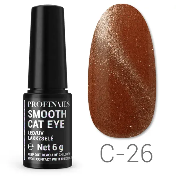 Profinails Smooth Cat Eye lakkzselé 6gr C-26